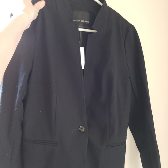 Banana Republic One Button Soft Blazer Size 4 NWT - Picture 3 of 7